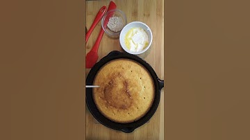 Quick Honey Butter Cornbread | Easy Recipe | SWEET CORNBREAD | The Southern Mountain Kitchen #shorts