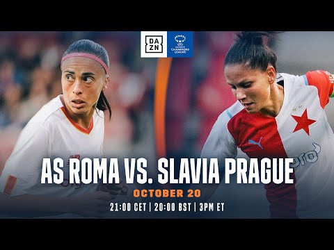 AS ROMA VS. SLAVIA PRAGUE | UEFA WOMEN'S CHAMPIONS LEAGUE 2022-23 MATCHDAY 1 LIVESTREAM