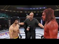 Bigfoot vs. Bruce Lee (EA Sports UFC 2) - CPU vs. CPU - Crazy UFC 👊🤪