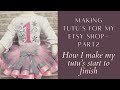 How to Make a Ribbon Trimmed Tutu Start to Finish | How to Make a Double Layer Ribbon Trimmed Tutu