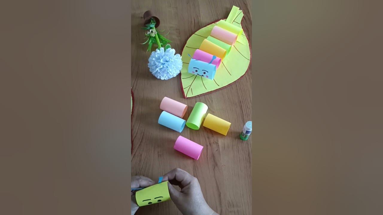 Поделки из бумаги##Весёлый зведный червь## - YouTube