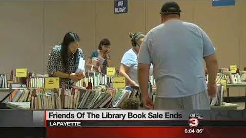 Last day of the Lafayette Parish Friends of the Library Biannual Book Sale