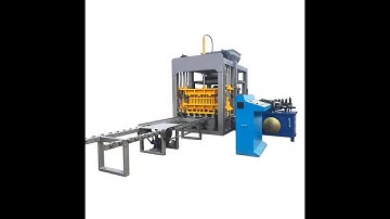 QT5-15 auto hydraulic concrete block molding machine how to produce cement bricks automatically