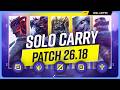 The NEW BEST SOLO CARRY CHAMPIONS on PATCH 2618 League 