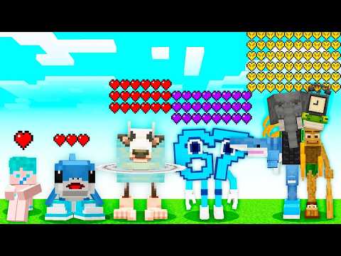 Quanta VIDA tem CADA BRAINROT no Minecraft