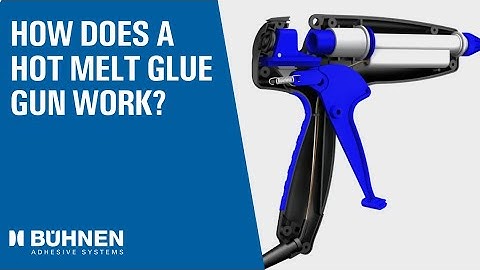 How does a hot glue gun work?