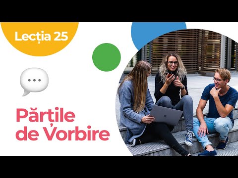 Lecția 25 | Părțile de vorbire în Limba Engleză [substantive, adjective, verbe, adverbe, pronume]