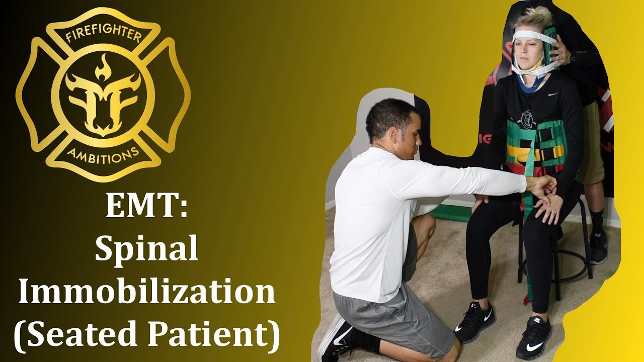 NREMT Spinal Immobilization (Seated Patient) KED Board Firefighter EMT