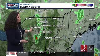 High pressure keeps beautiful conditions in place for Saturday before scattered Sunday thundersto...