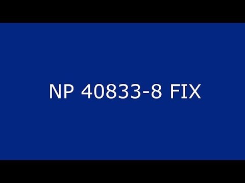 SOLUCIÓN ERROR NP-40833 EN UN MINUTO!!!! FUNCIONA 2020 PS4 - YouTube