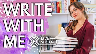 Write With Me LIVESTREAM ✍️✨ super chill writing session