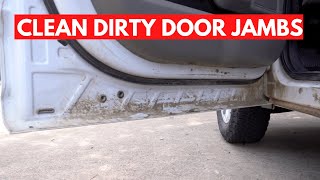 Simple Method To Clean Caked On Door Jambs (No Pressure Washer Needed)