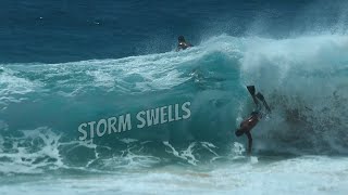 Escaping Sandy's with Rolling Storm Swells