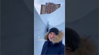 Meer krankzinnige sneeuw in Kamtsjatka #shorts