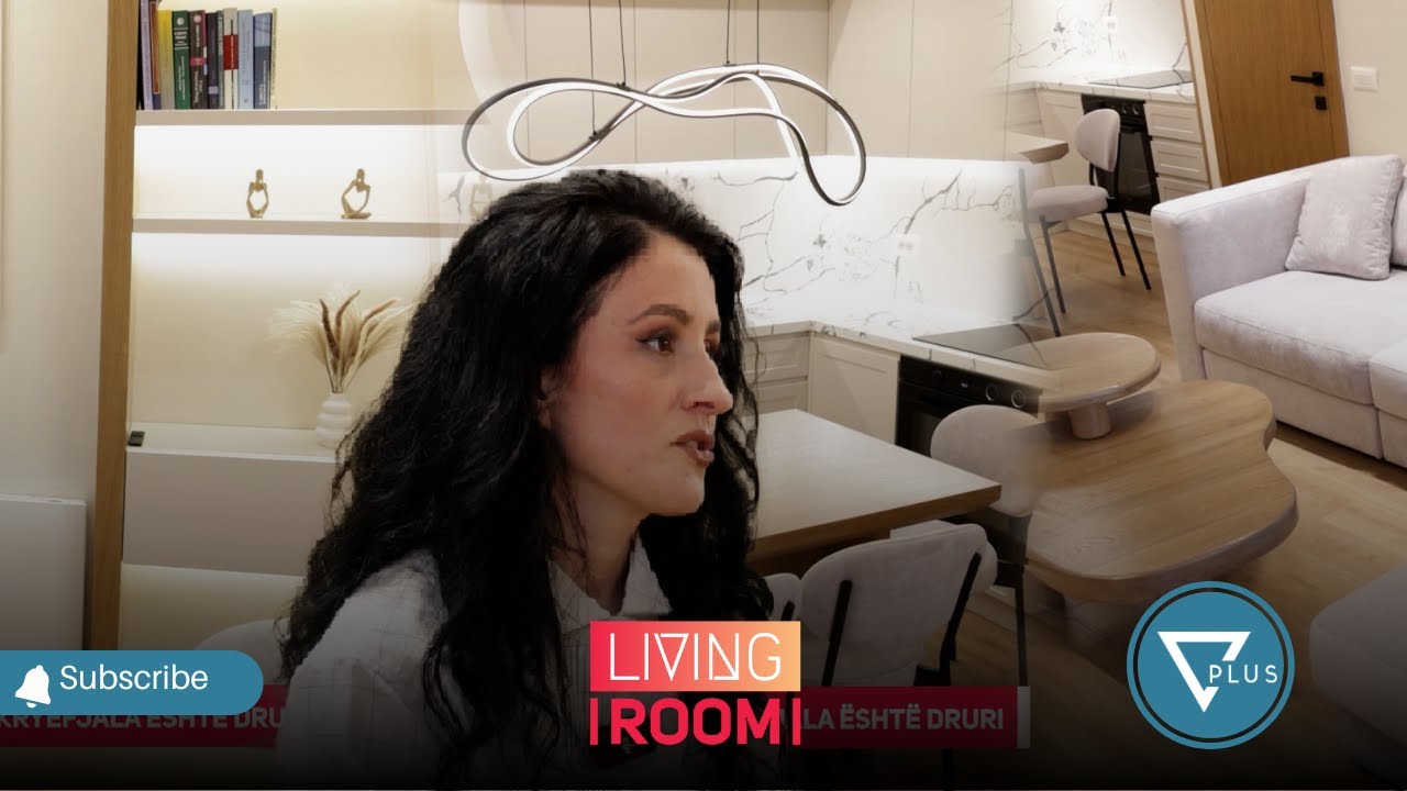 Një apartament ku kryefjala është druri - Living Room