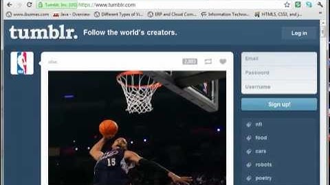 Creating an account in Tumblr | YudiFlasheR Video Tutorial