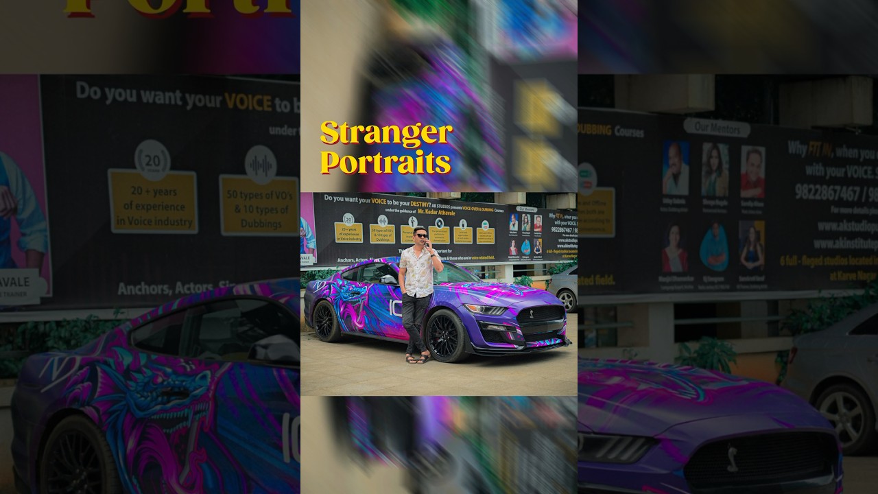 Wait for the pictures✨#strangerportrait #photography #mustang #pune #strangers #shorts