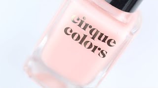 CHIFFON | Cirque Colors sheer milky ballet pink your nails but better nail polish screenshot 4