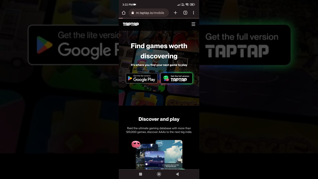 TapTap Lite APK para Android - Download