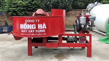 Cận cảnh Máy trộn bê tông cưỡng bức cố định CB1800 (Hộp số giảm tốc) chuyển đi Đông Anh - Hà Nội