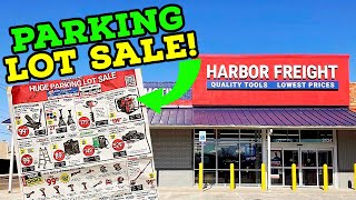 Harbor Freight Parking Lot Sale Ad!