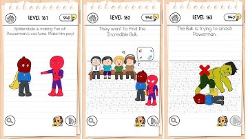 Brain Test 3 Level 161, 162, 163 walkthrough solution.  #braintest3 #161 #162 #163