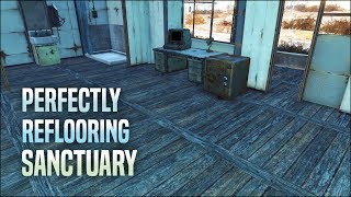 Perfectly Reflooring Sanctuary 🏡 Fallout 4 No Mods Shop Class screenshot 4