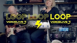 Video thumbnail of "VL3X Live Looping - "Paging Dr. Feelgood" with Stephanie & Tom"