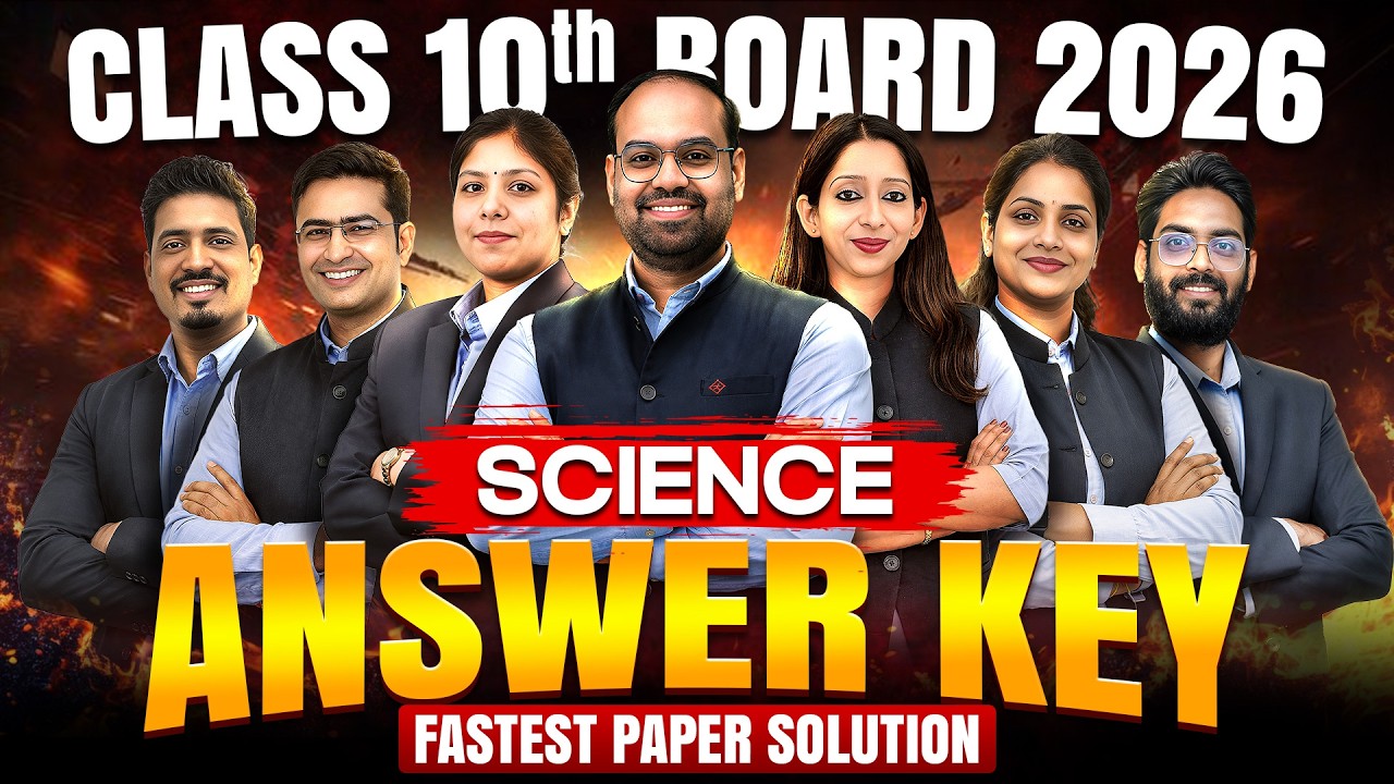 🔴CBSE Class 10 | SCIENCE | Answer Key | Paper Solution | ALL SETS | 25 Feb 2026 | Board Exam 