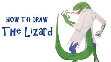 How to Draw The Lizard | Sinister Six