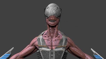 Zbrush turntable - Agile Alien