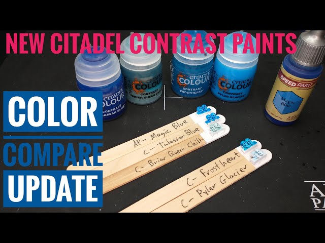 Color Compare: Mid Green SpeedPaint 2.0 and Contrast 