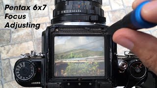 Pentax 6x7 Focus Adjusting