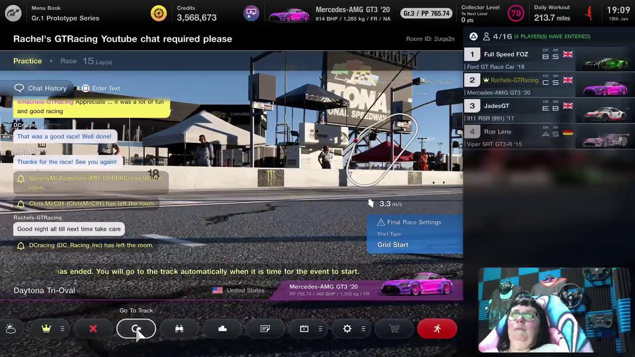 Friendly Lobby races Gran Turismo 7