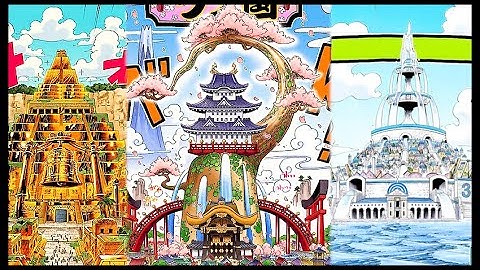 The Island Of The One Piece World (And Their Real World Counter Part)