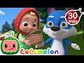 Little Red Riding JJ 🐺 CoComelon - Animal Time | Nursery Rhymes &amp; Kids Songs | After School Club