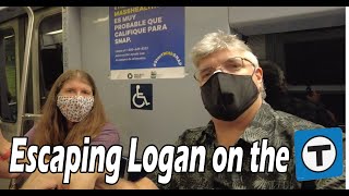 Escaping Logan Airport using the T (MBTA light rail)