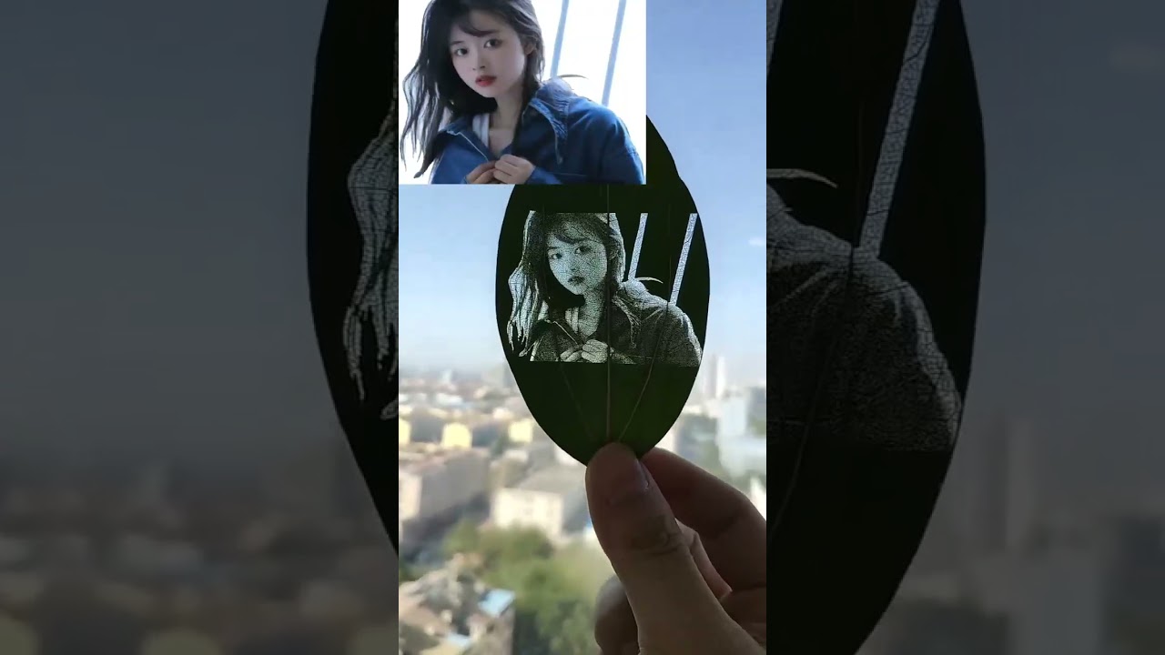 UV Laser Marking Machine | Engraving leaves