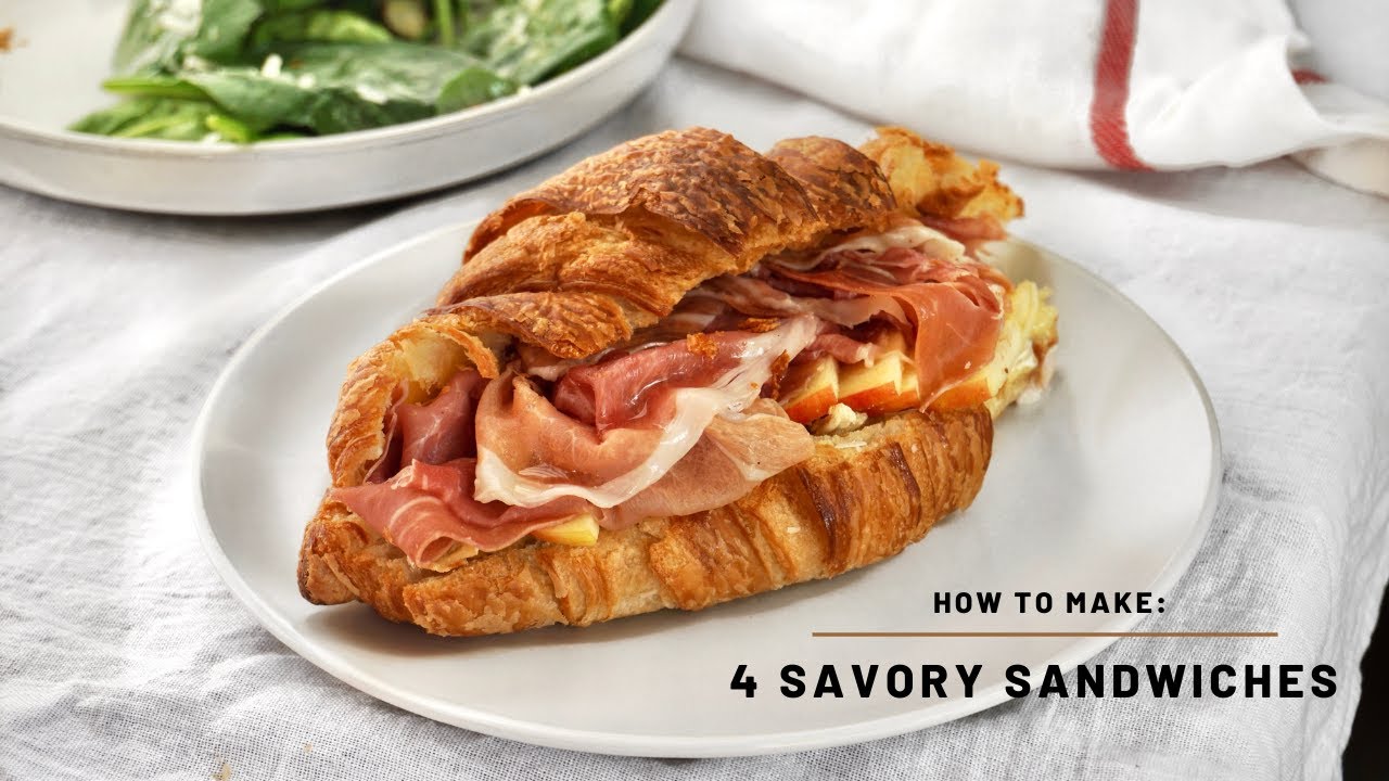 4 Savory Sandwich Recipes [SUB] YouTube