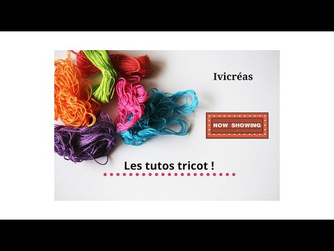 TUTO TRICOT : diminution double centrée (ou centrale).