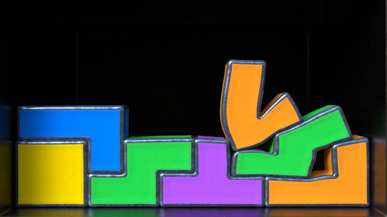 Softbody Tetris V47 ❤️ C4D4U
