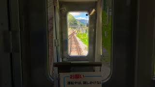 【篠ノ井線姨捨駅でのスイッチバック】#鉄道 #train #jr #スイッチバック