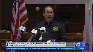 Seven Cameron County residents in self-quarantine