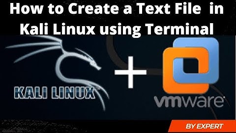 How to Create text files in kali Linux using terminal  very easy 2022 | @davidbombal