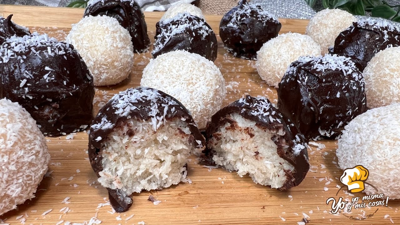 ⭐ Receta de Bolitas de COCO facilísimas y muy ricas