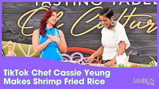 TikTok Star Cassie Yeung Makes a Mouthwatering Shrimp Fried Rice