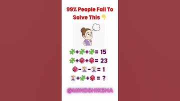 Only Math Geniuses Can Solve 🔢 🤔 #ShortsChallenge #BrainTest #IQTest