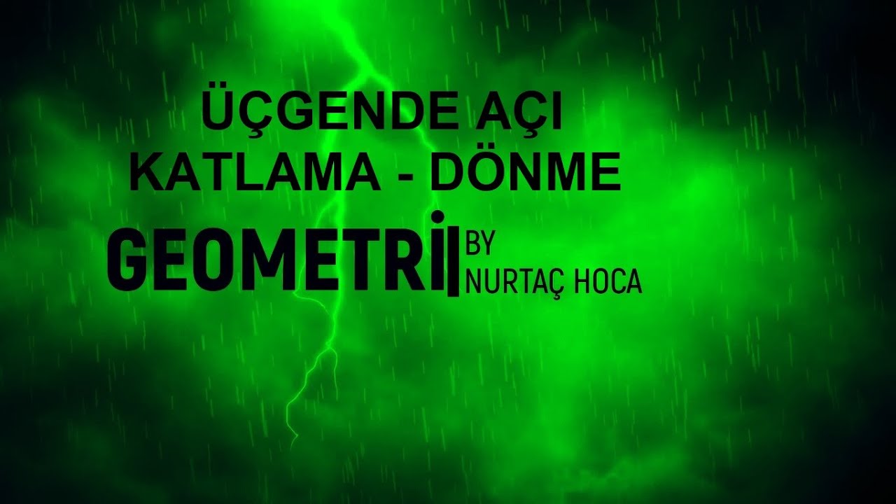 TYT- AYT Beginner Geometri-Üçgende Katlama- Dönme(  (11 soru)(PDF indir.)