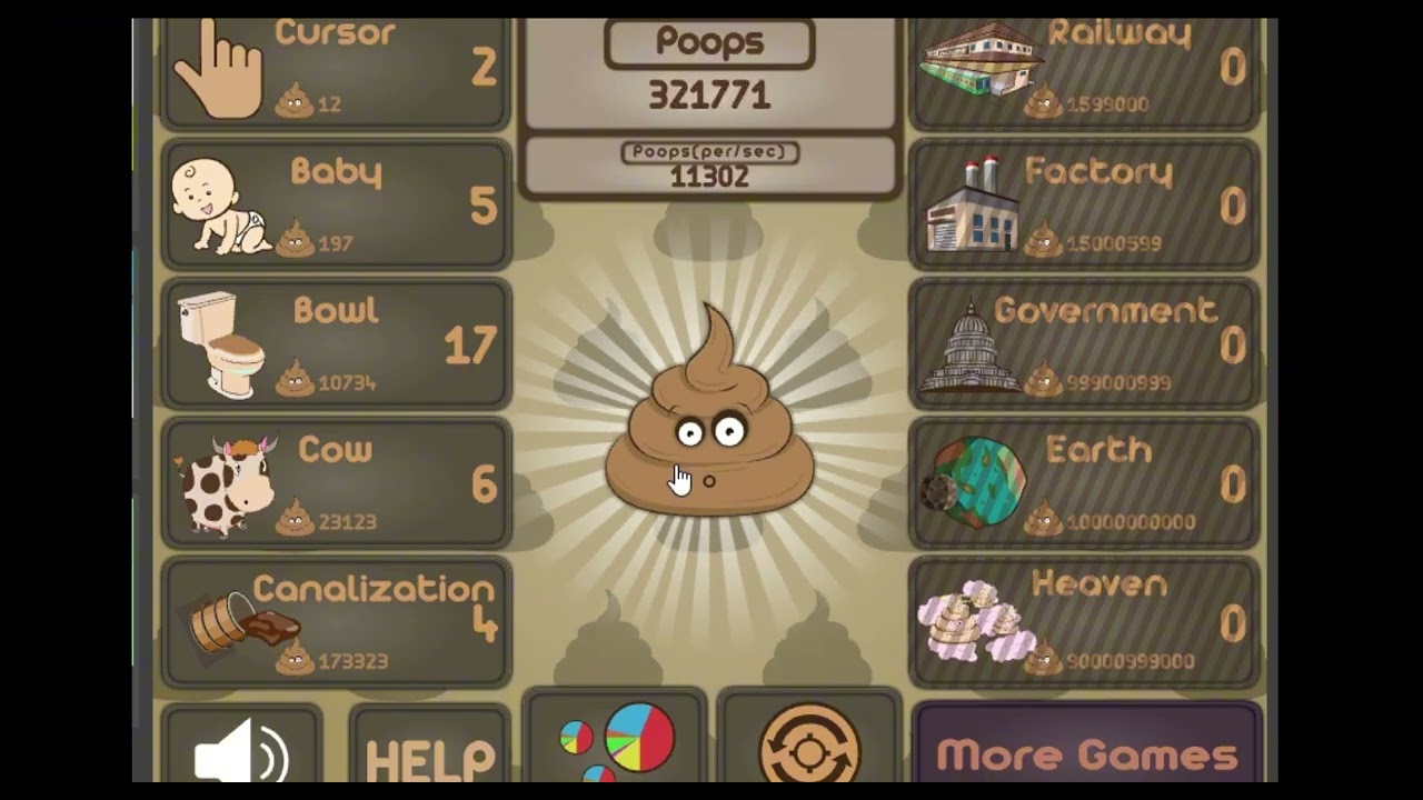 Poop Clicker - Gameplay Walkthrough - All Levels (IOS, Android)