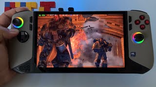 Warhammer 40,000: Space Marine - Master Crafted Edition | MSI Claw 8 AI+ gameplay | 1200p high  screenshot 4